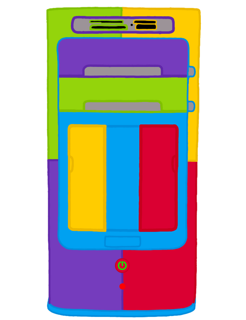 Teletubbies TubbyPC Tower (HP Desktop Tower 2005) by purpleTinkywinky ...