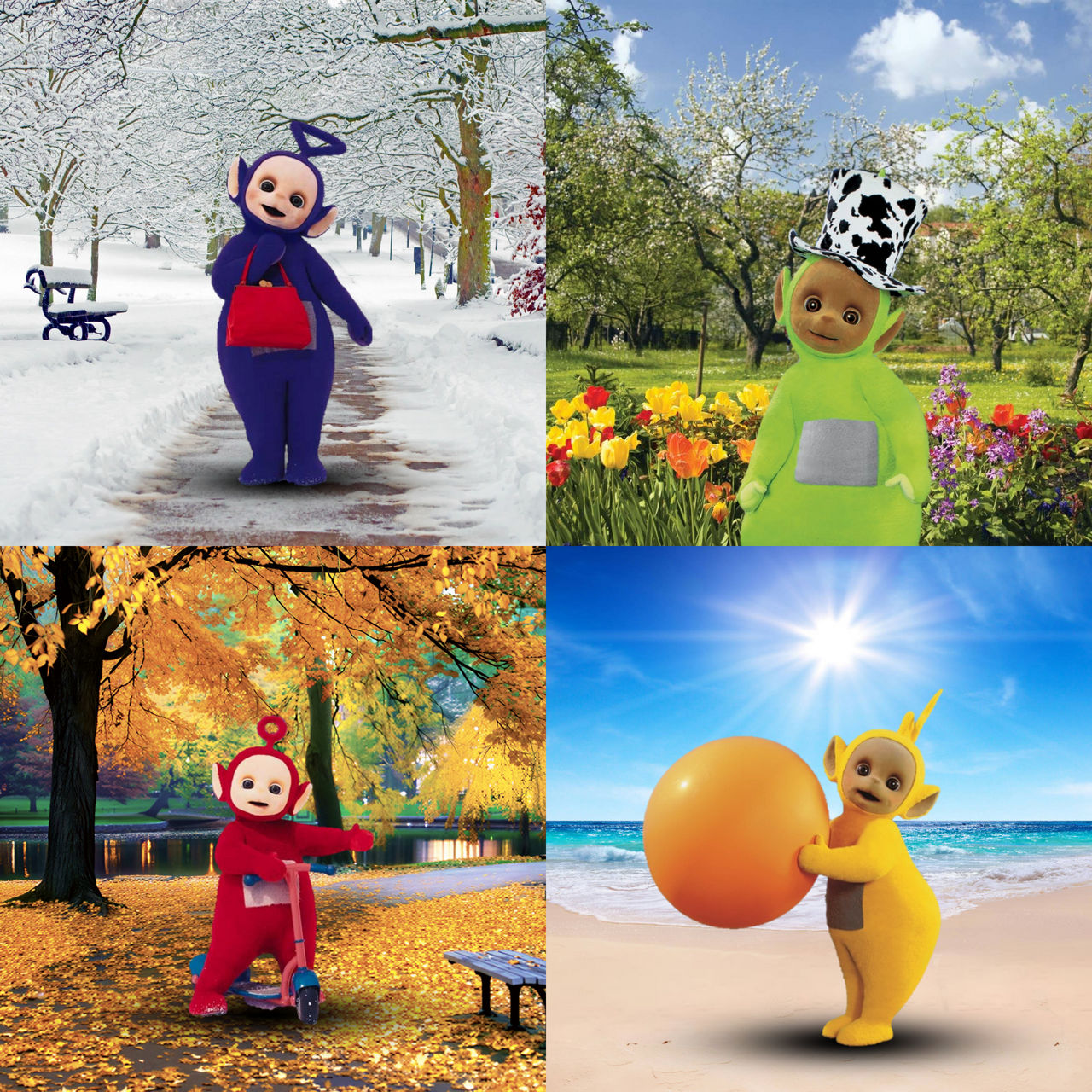 Teletubbies Springtime Teletubbies Four Seasons now like by purpleTinkywinky on DeviantArt