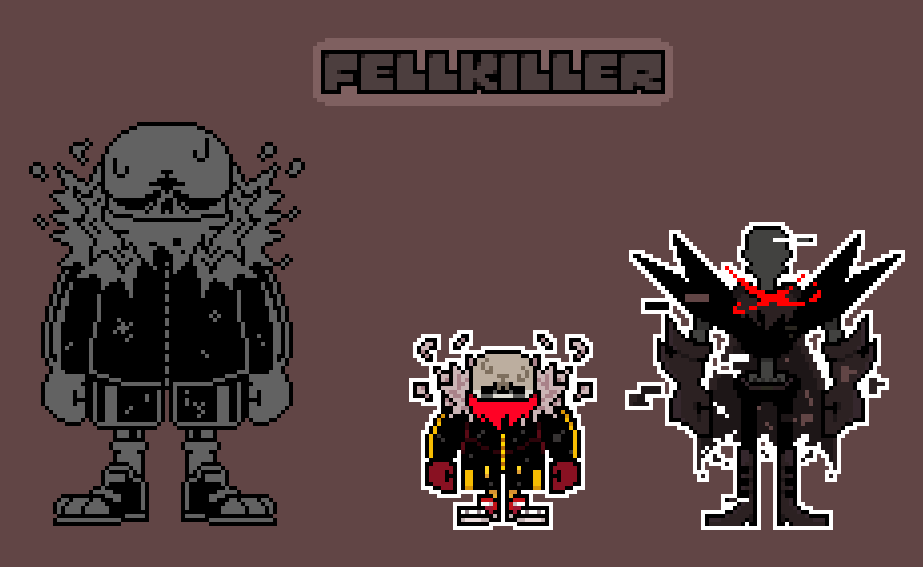 Fallen killer!sans by zeronixrl on DeviantArt