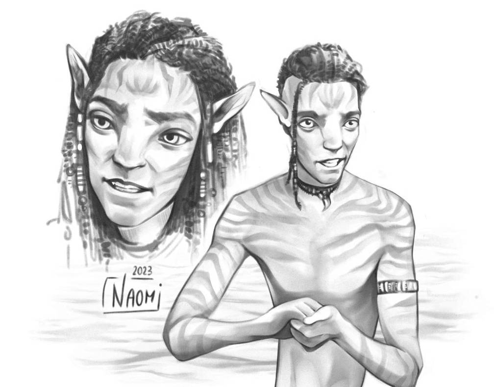 Lo'ak Sully sketches by naomishart on DeviantArt