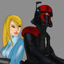 Zero suit Samus and inquisitor knight