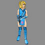 Zero suit samus with kunimitsu uniform and mask