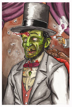 Zombie Abraham Lincoln