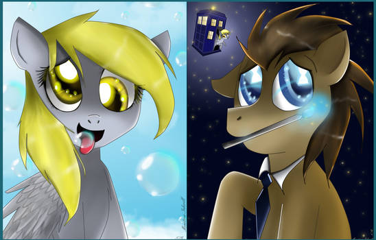 [MLP] Derpy and Doctor.