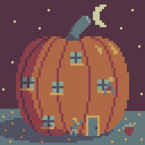 Pixel Dailies: Pumpkin House