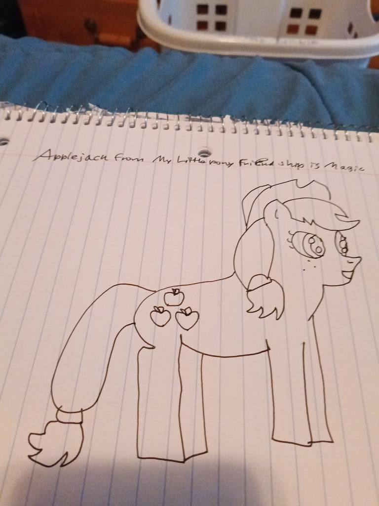Pyjack Drawing Applejack drawing 2 by bluemoon9229 on DeviantArt