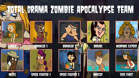 Total Drama Zombie Apocalypse Team