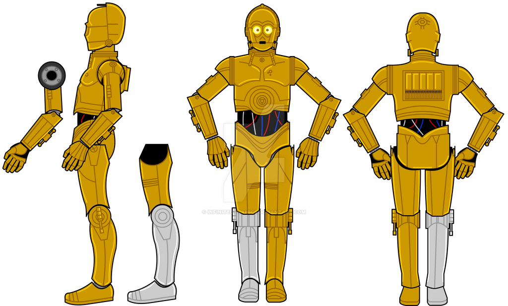 C 3PO Model Sheet By Infinitedynamics On DeviantArt