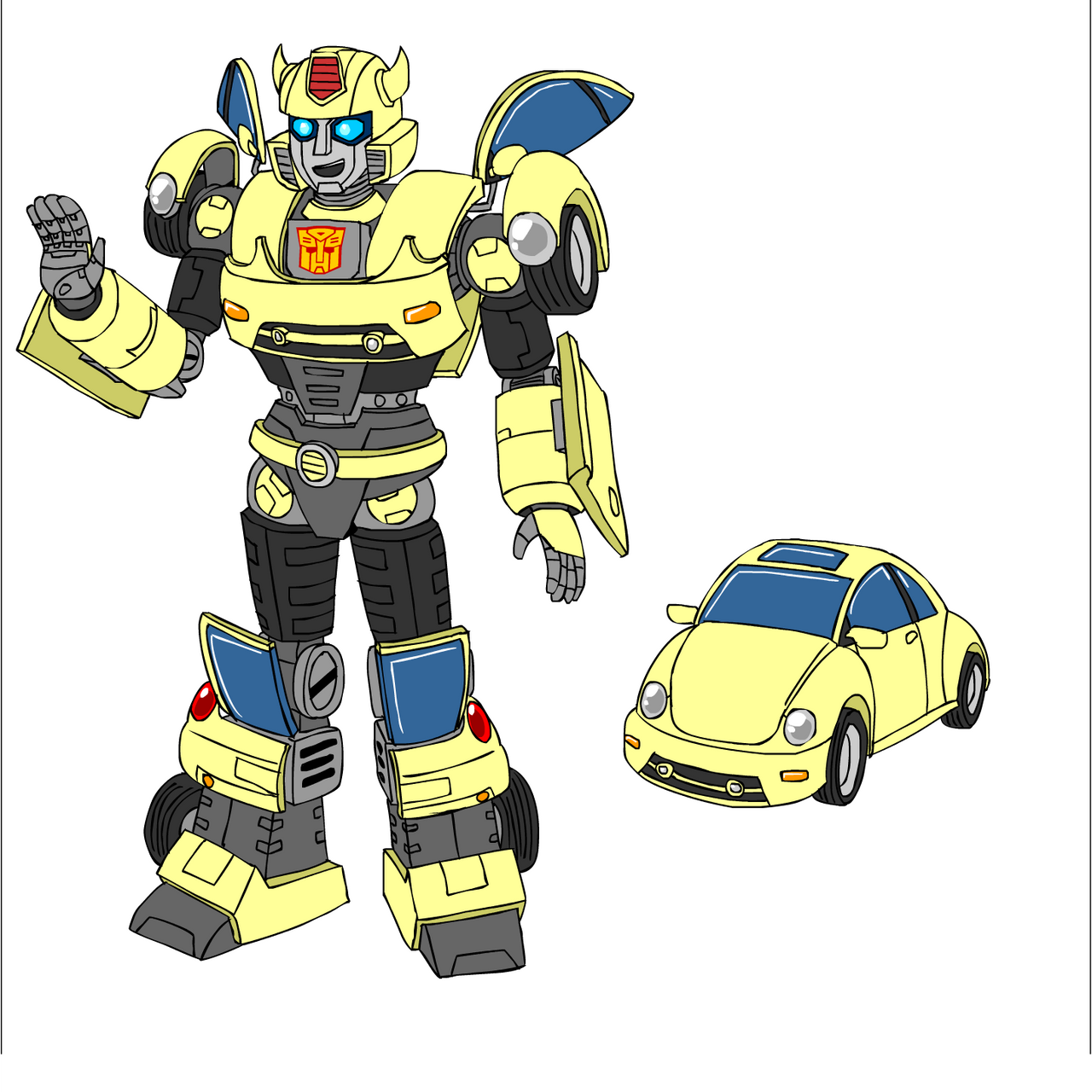 Bumblebee redesigned 1 by infinitedynamics on DeviantArt