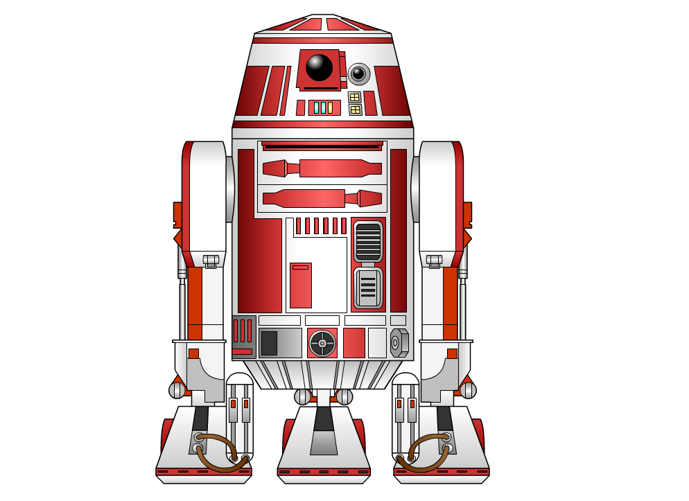 R10 series astromech front by infinitedynamics on DeviantArt
