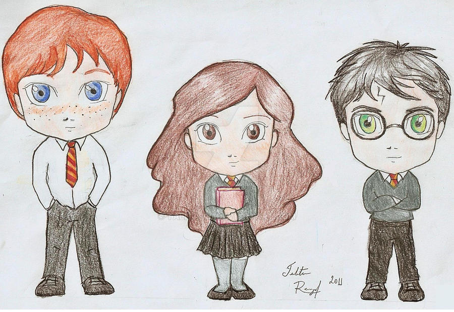 Hp trio chibi