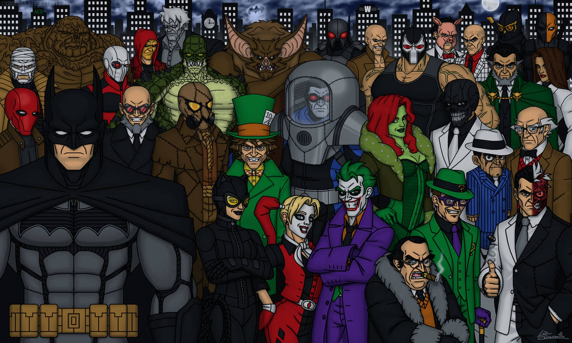 Dc Batman Rouges Batman and the Rogues Gallery by Lwiis64 on DeviantArt