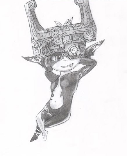 Midna Twilight Princess - Pencil Drawing