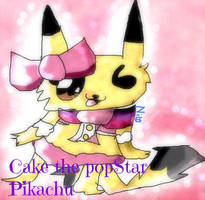 Cake the popstar Pikachu