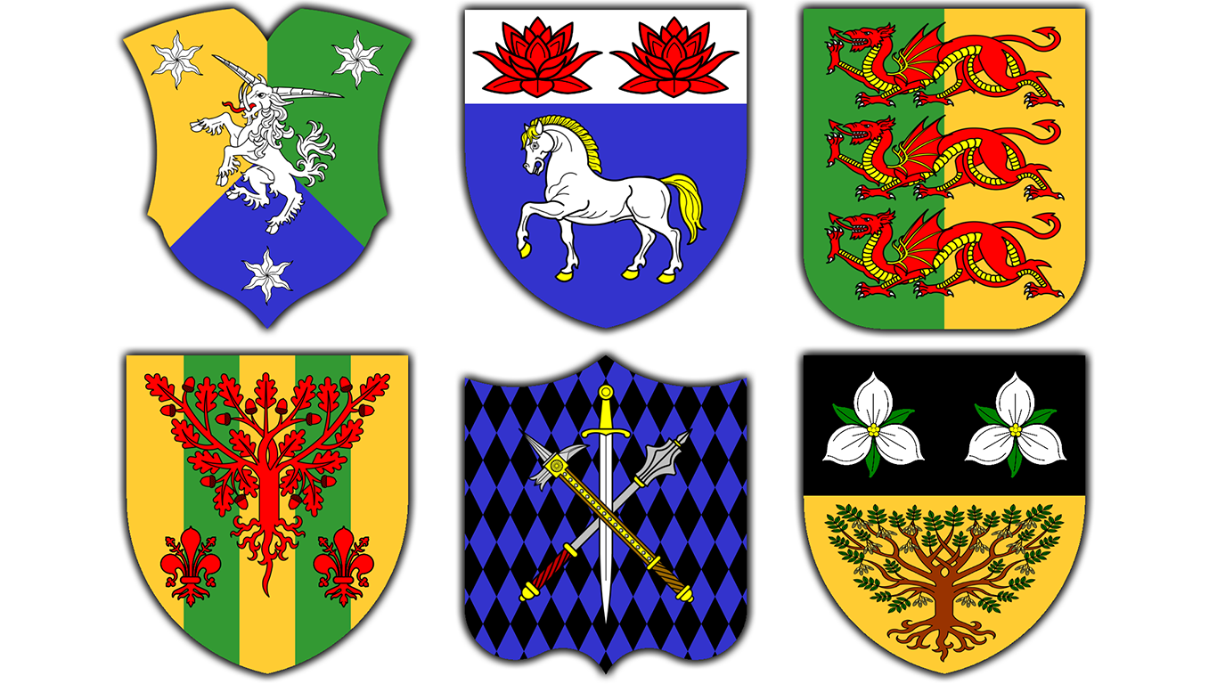 Heraldic Shield Designs