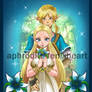 Link and princess Zelda