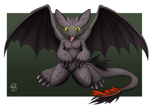 #001: Anthro Toothless