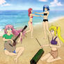 Bocchi Band on the Beach