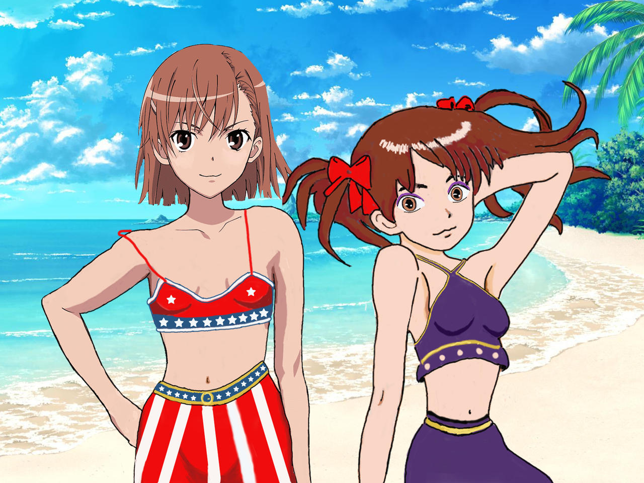 Mikoto and Shirai