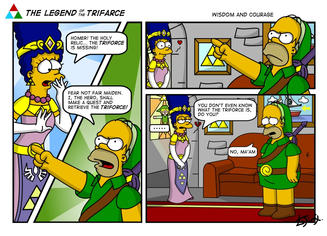 LoZ Simpson parody 1