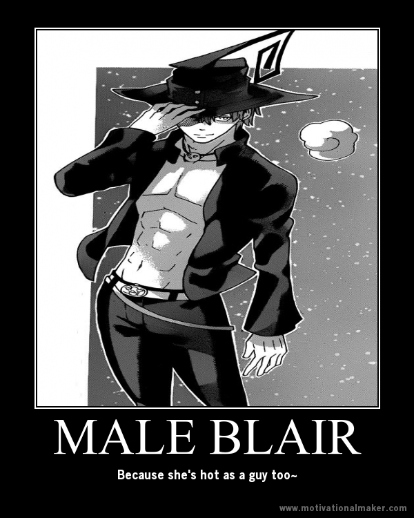 Male Blair Motivational Poster