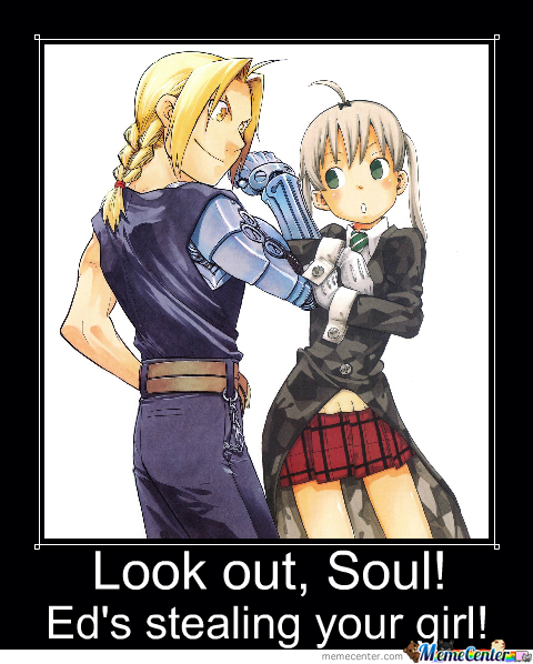 Soul Eater/Fullmetal Alchemist Motivational Poster