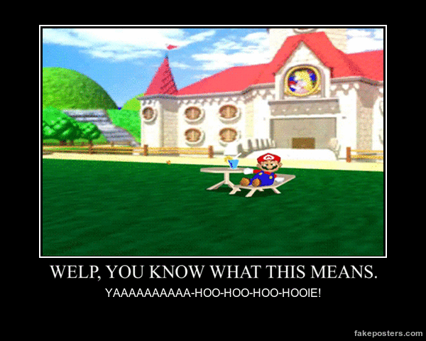 Mario Optimistic Mario Party Motivational Poster by slyboyseth on DeviantArt