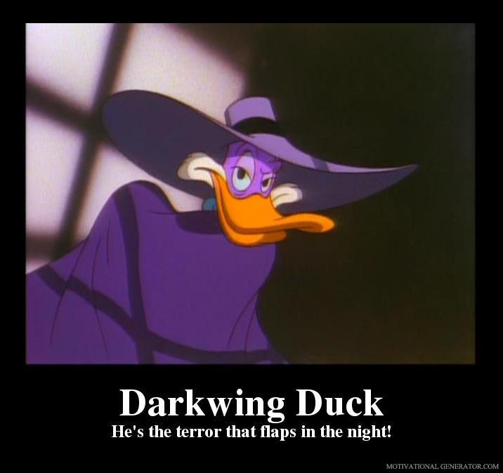 Darkwing Duck Motivational Poster