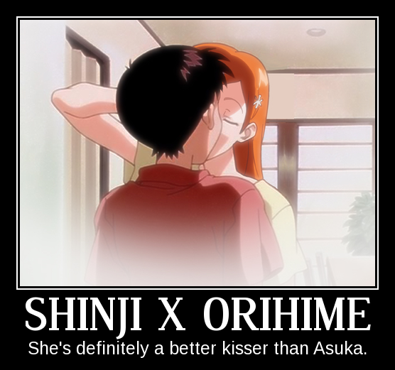 Shinji x Orihime Motivational Poster 16