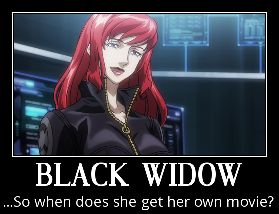 Black Widow Motivational Poster 3