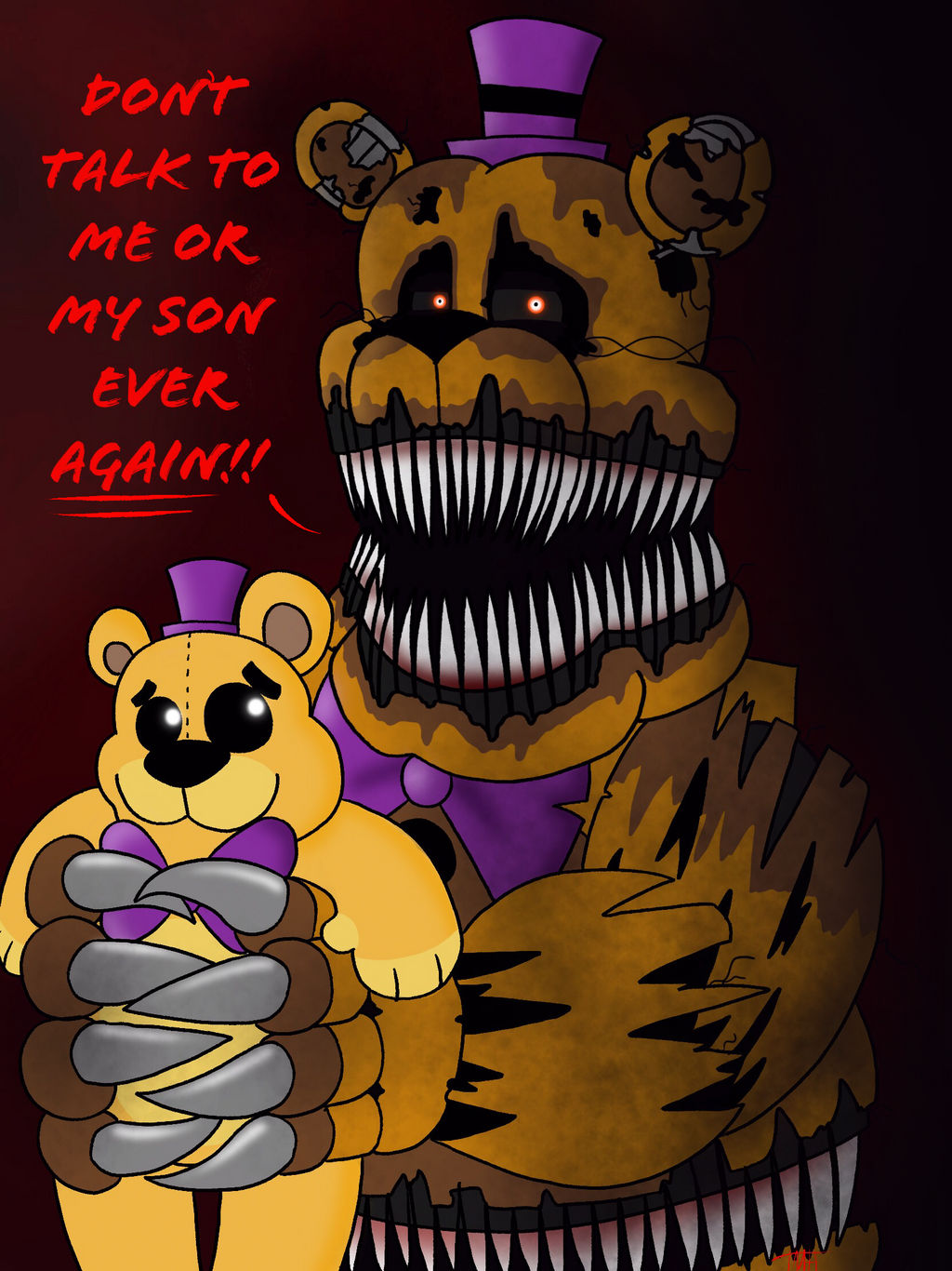 Requests are OPEN 🖤🎃🖤 — Good memories with nice Nightmare Fredbear and