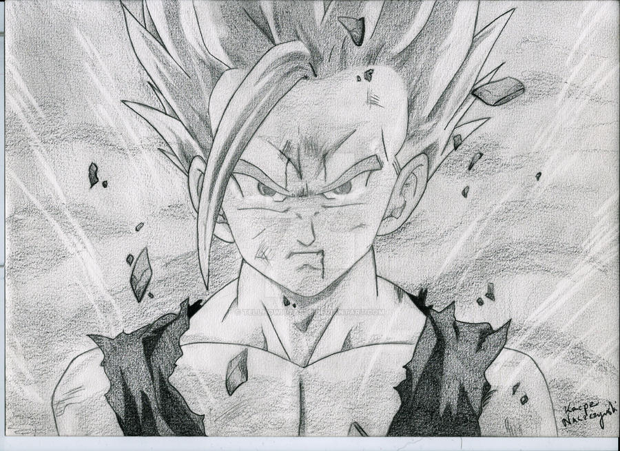 Crying Gohan SSJ2 by tellhowittaste on DeviantArt