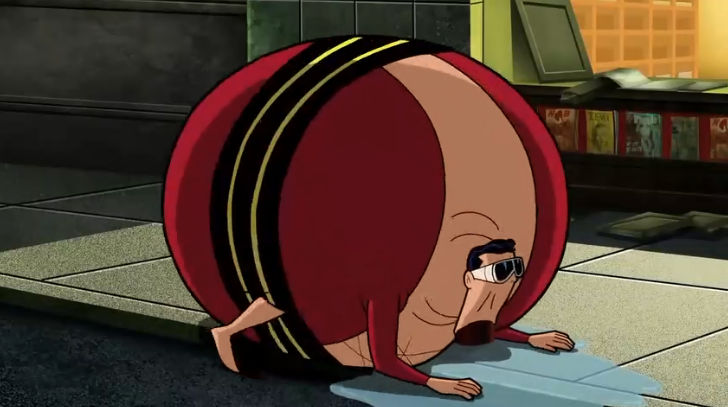 Plastic Man Water Inflation by BigFatToons on DeviantArt