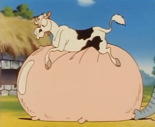 Cow Inflation Cow Udder Inflation #2 by BigFatToons on DeviantArt