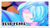 f2u blue pearl stamp