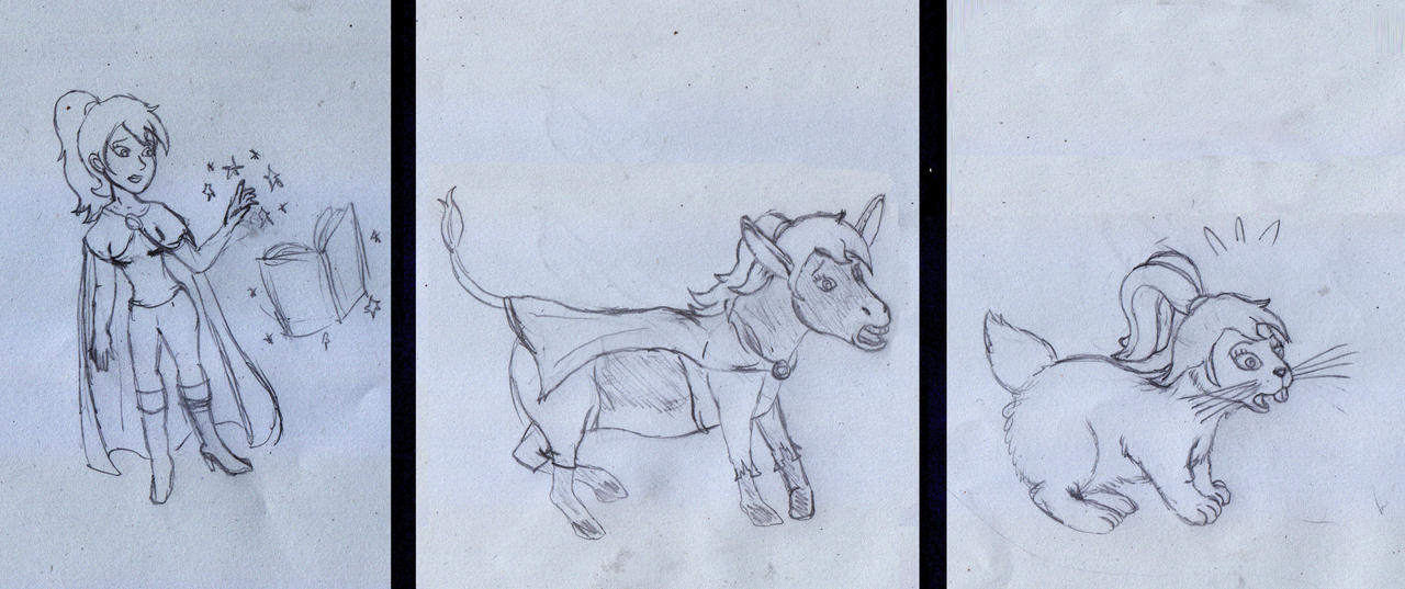 Tf Small Rabbit SKETCH : Cerice Donkey and Rabbit TF by NADMH on DeviantArt