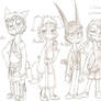 Human Catscratch cast part 1