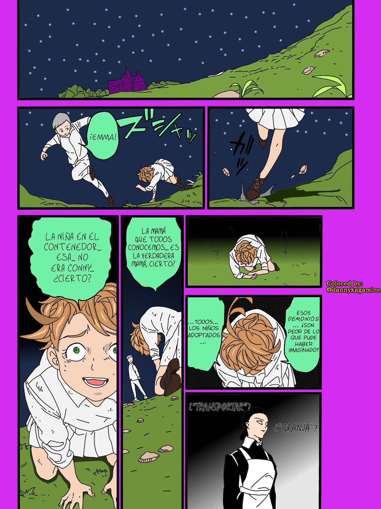 The Promised Neverland Emma Manga Colors Anime by Amanomoon on DeviantArt
