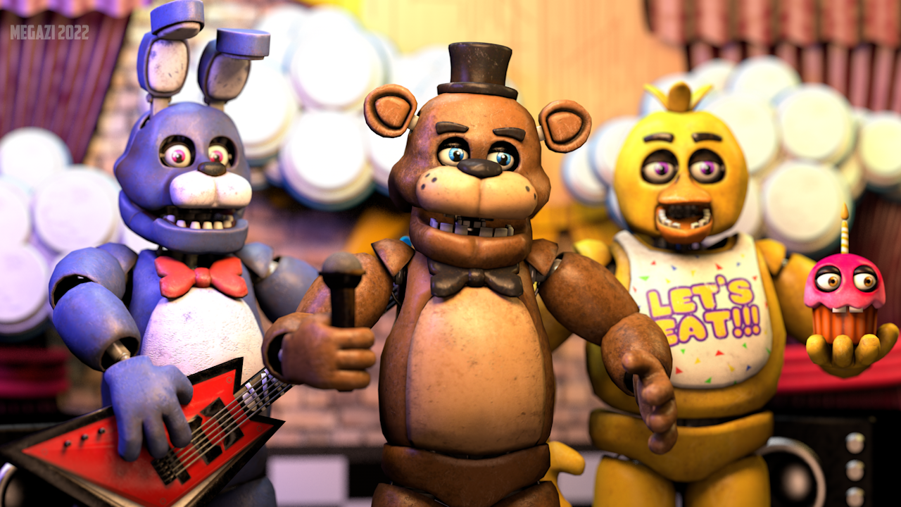 Fnaf Show Stage preview ( FnaF 1 C4D map by chiki by chiki-canal on  DeviantArt