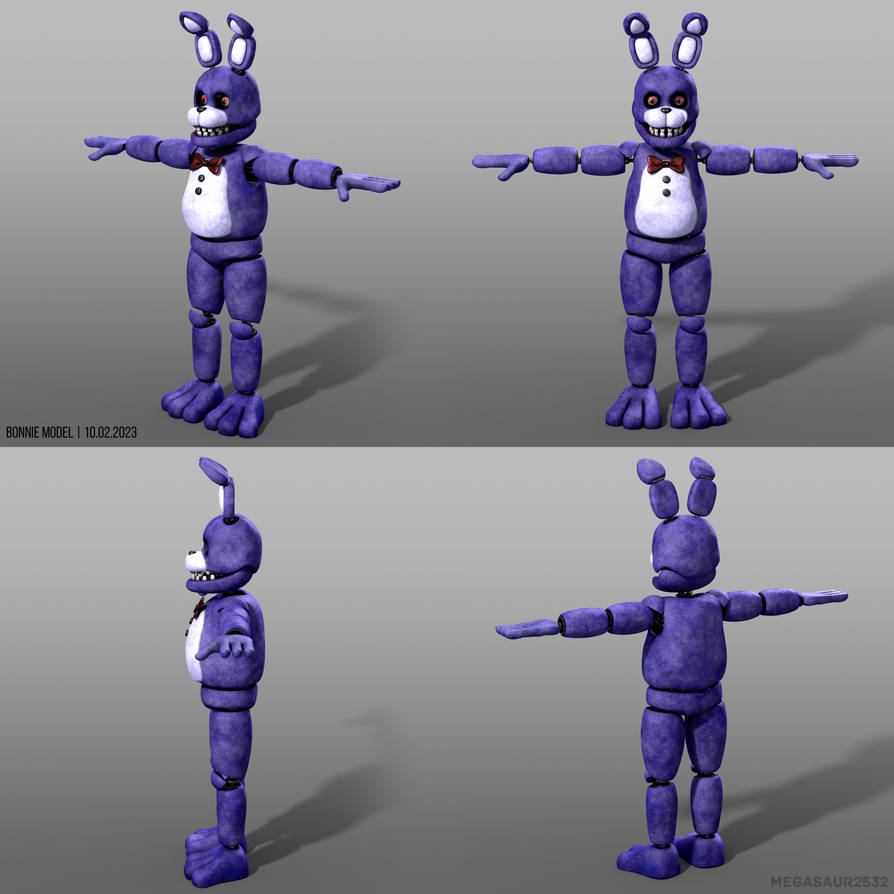 C4D FNaF Bonnie Model By MEGASAUR2532 On DeviantArt c4d-fnaf-bonnie-model-by-megasaur2532-on-deviantart