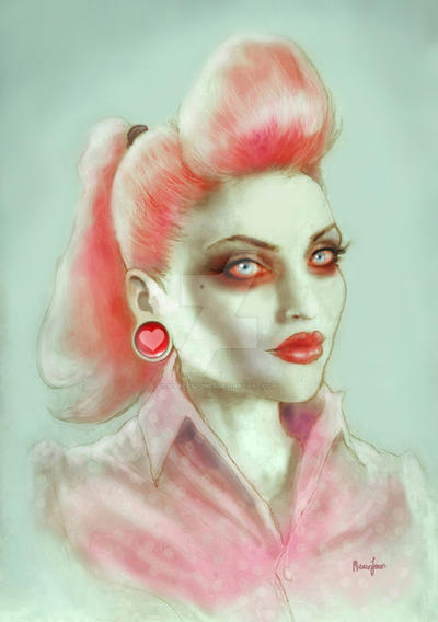 Rockabilly Pinup by Marcus Jones