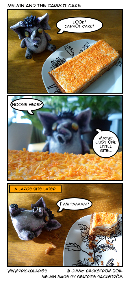 Melvin and the Carrot Cake by Prickblad