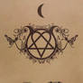 Tattoo Design - Heartagram