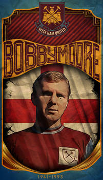 Westham United Bobby Moore Trading Card Design