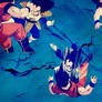 Vegeta and Goku epic fight