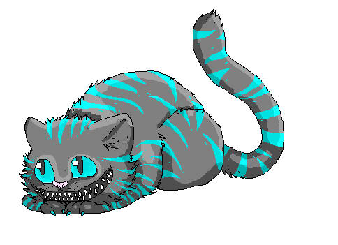 Cheshire cat pixel