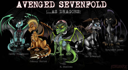 AVENGED SEVENFOLD--AS DRAGONS