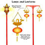 Mulan's Training Grounds Lamps