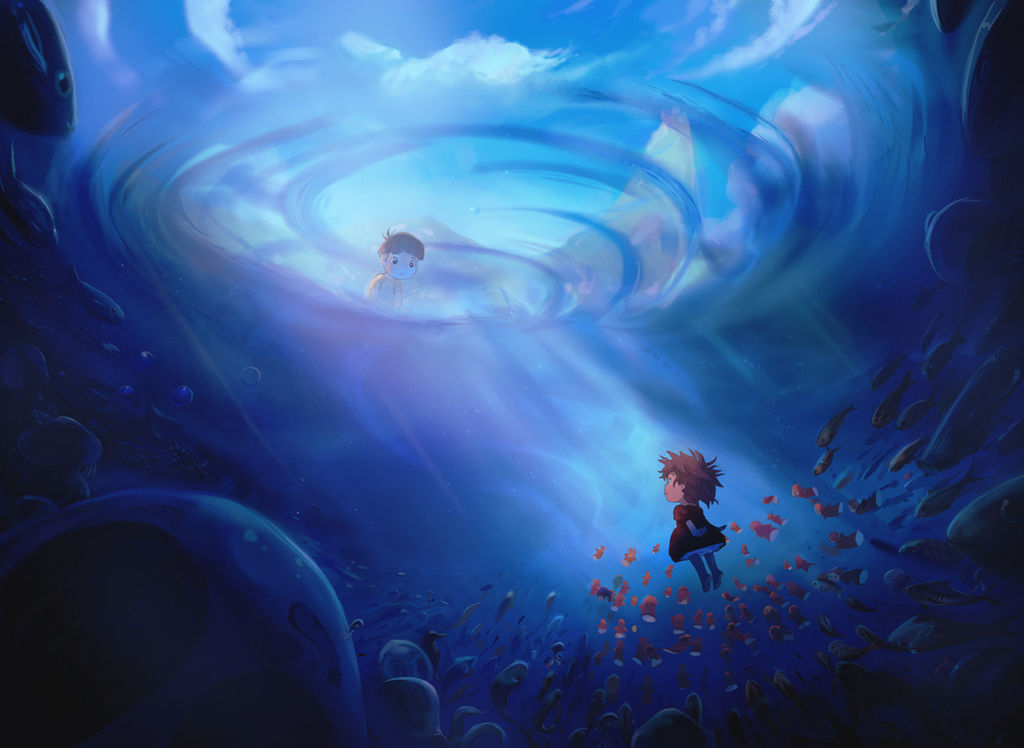 Ponyo Painting -  Large