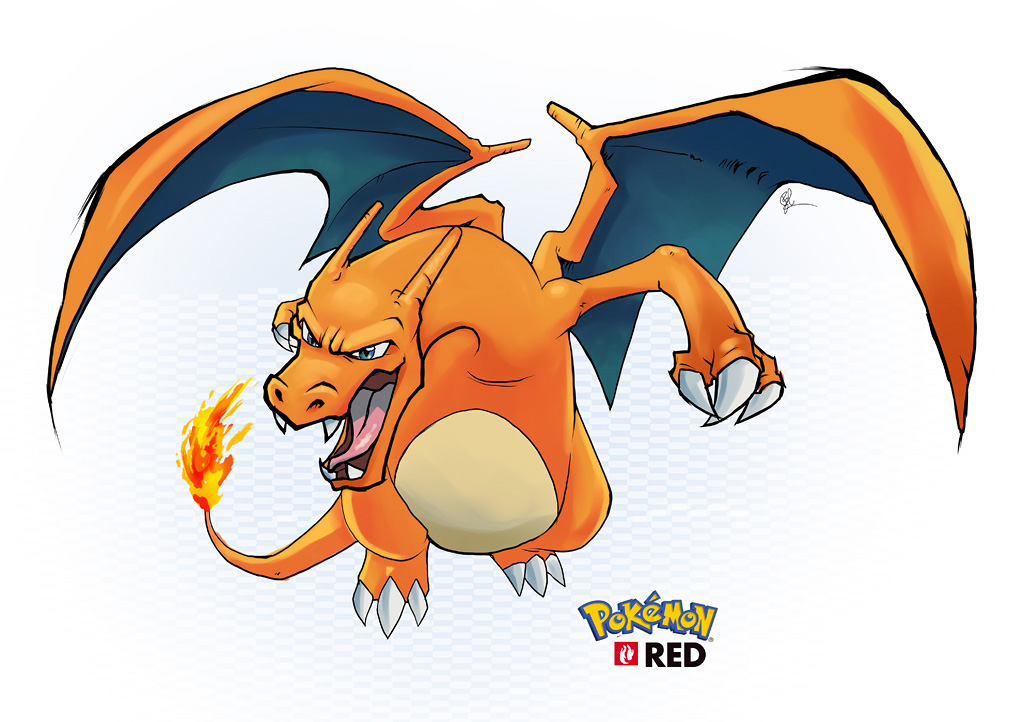 Charizard - RED by lord-phillock on DeviantArt